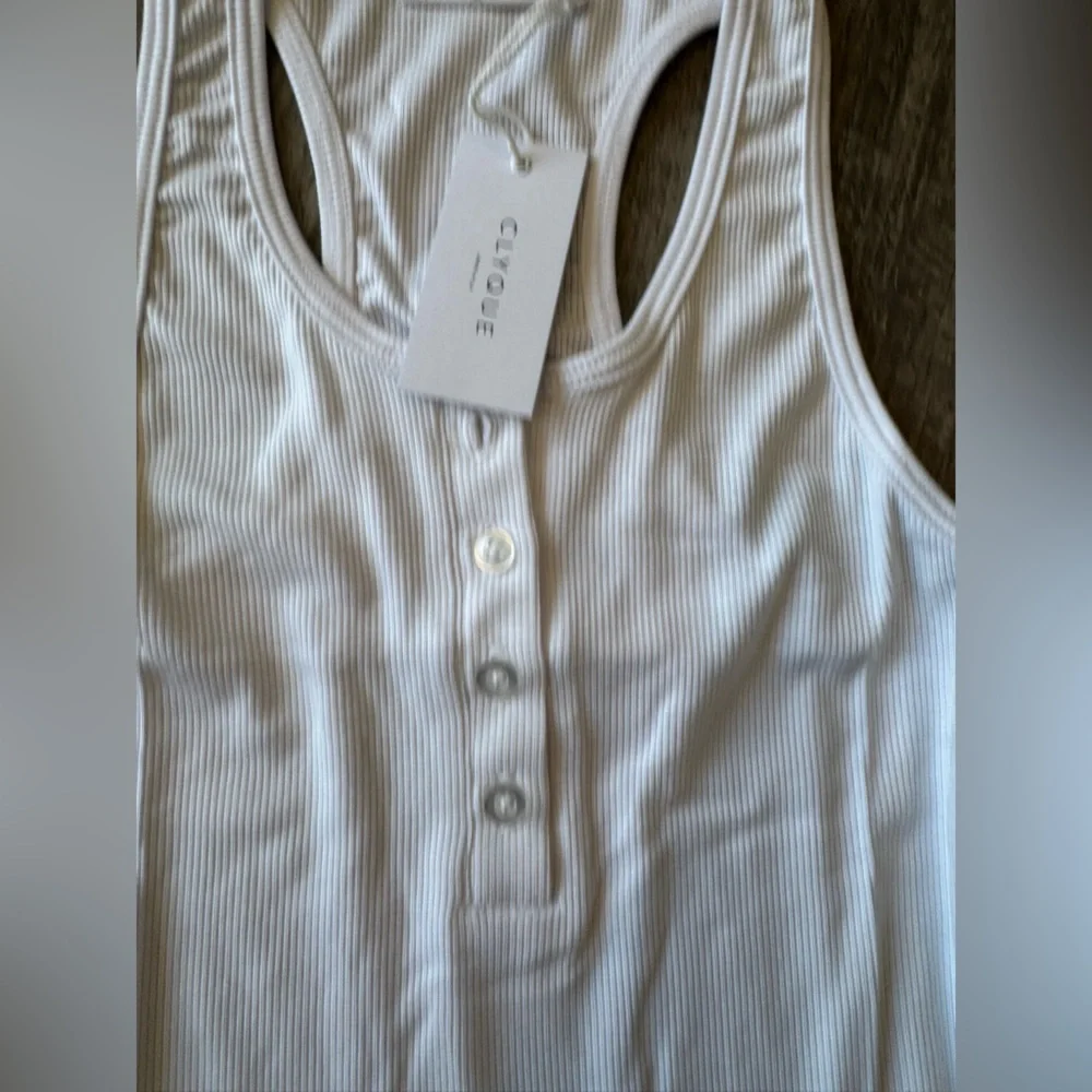 ClYQUE White Ribbed Bodysuit - Picture 7 of 13